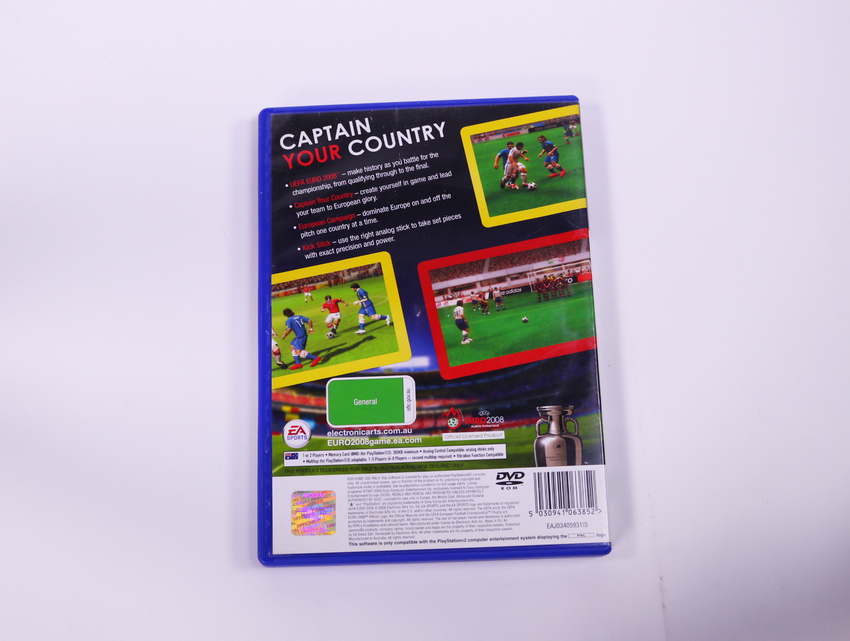 PlayStation 2 - UEFA Euro 2008 - productfoto 2