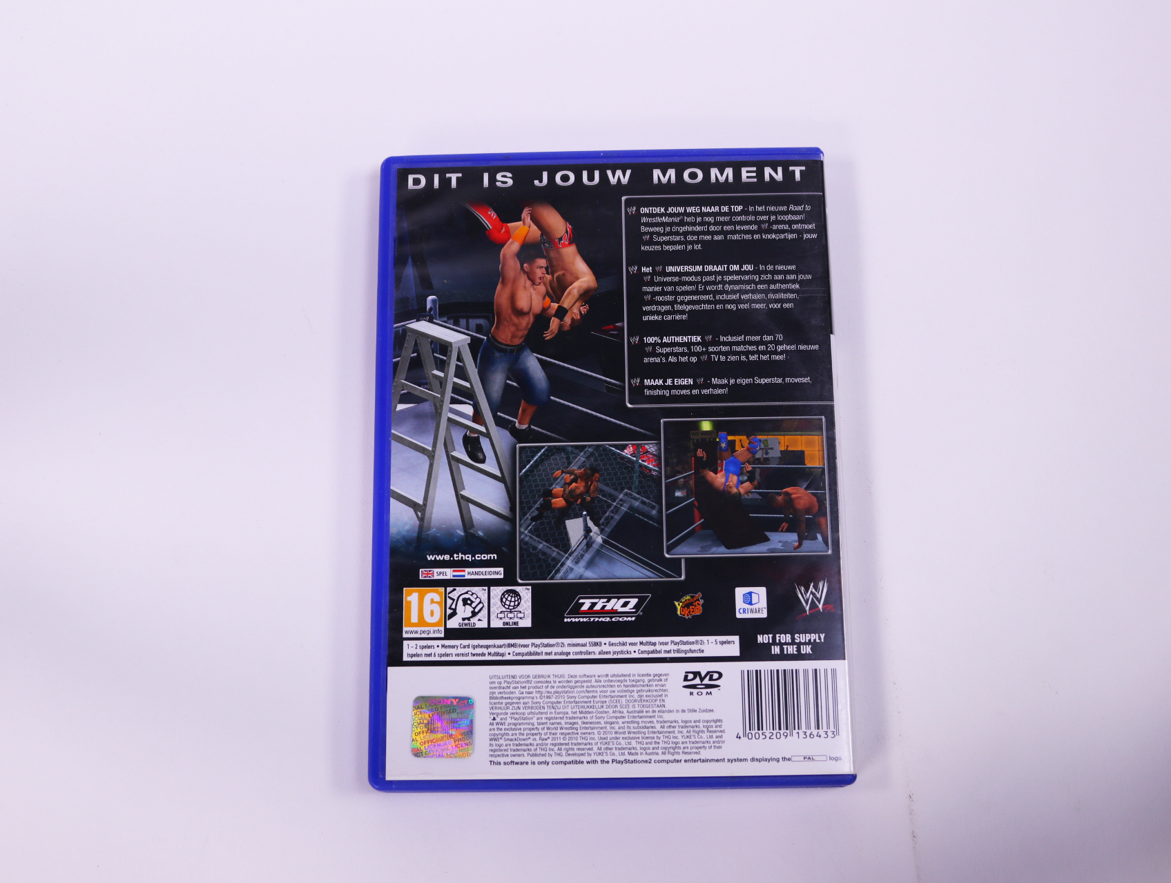 PlayStation 2 - SmackDown vs. Raw 2011 - productfoto 2
