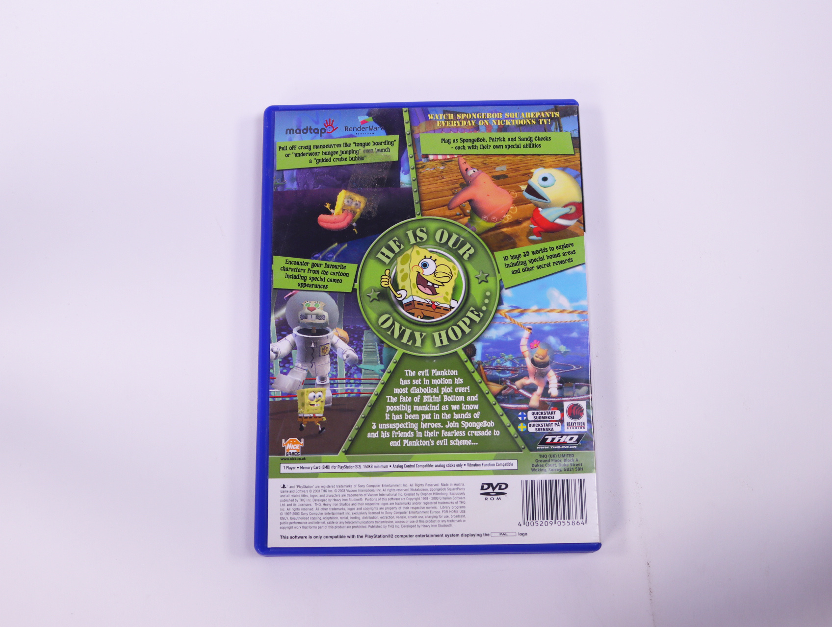 PlayStation 2 - SpongeBob SquarePants: Battle for Bikini Bottom - productfoto 2