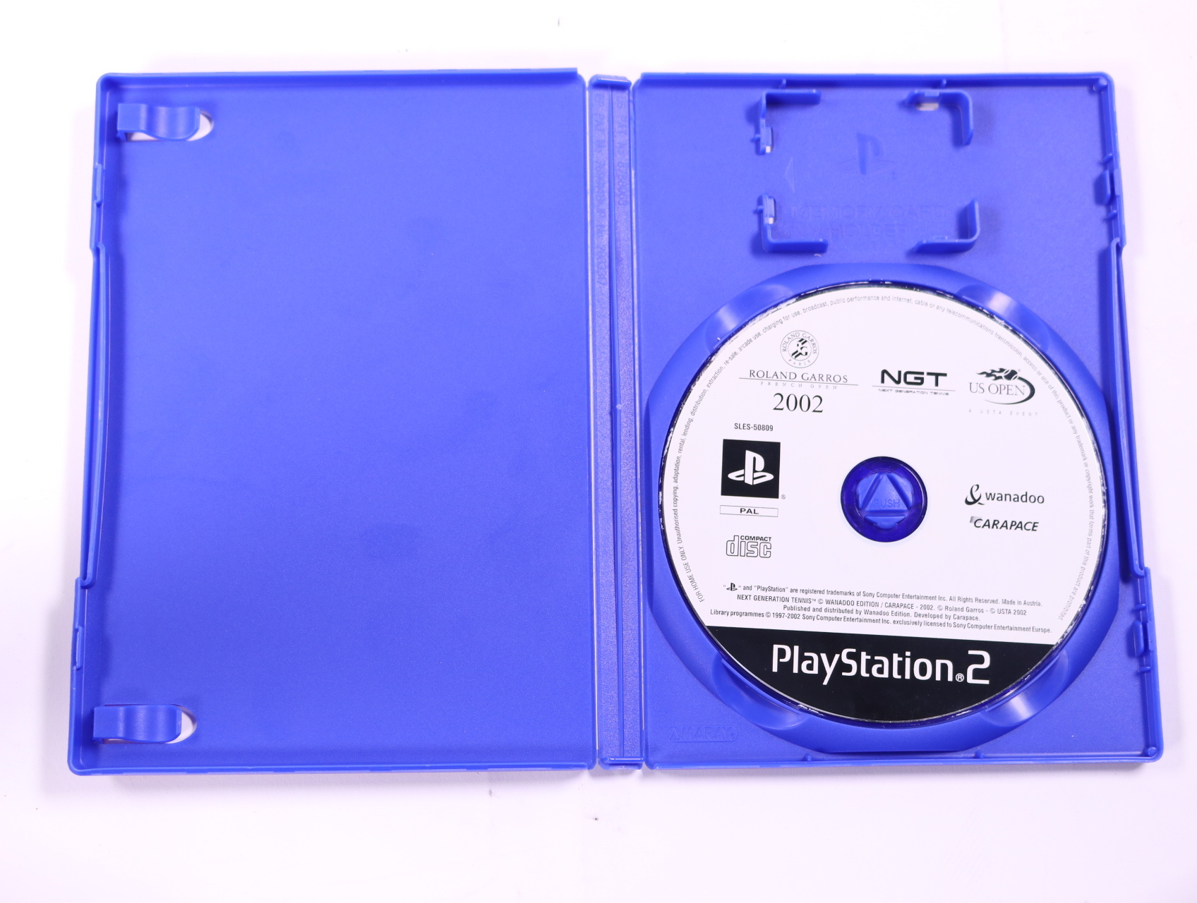 PlayStation 2 - Roland Garros 2002: French Open - Carapace - productfoto 3