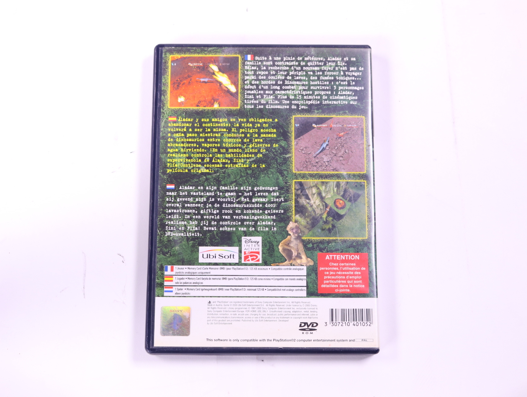 PlayStation 2 - Disney's Dinosaur - productfoto 2