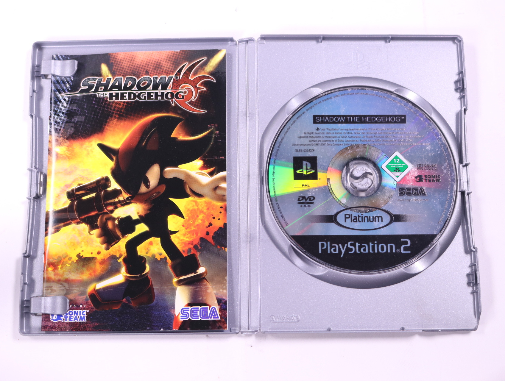 PlayStation 2 - Shadow the Hedgehog [Platinum] - Sega - productfoto 3
