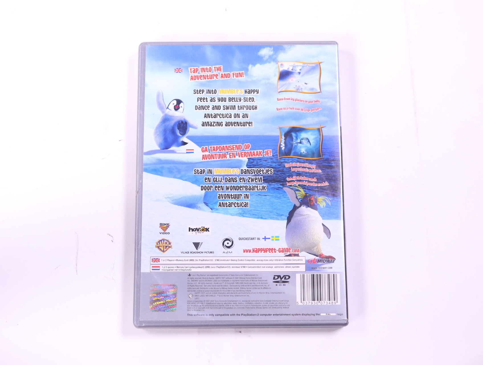 PlayStation 2 - Happy Feet [Platinum Hits] - productfoto 2