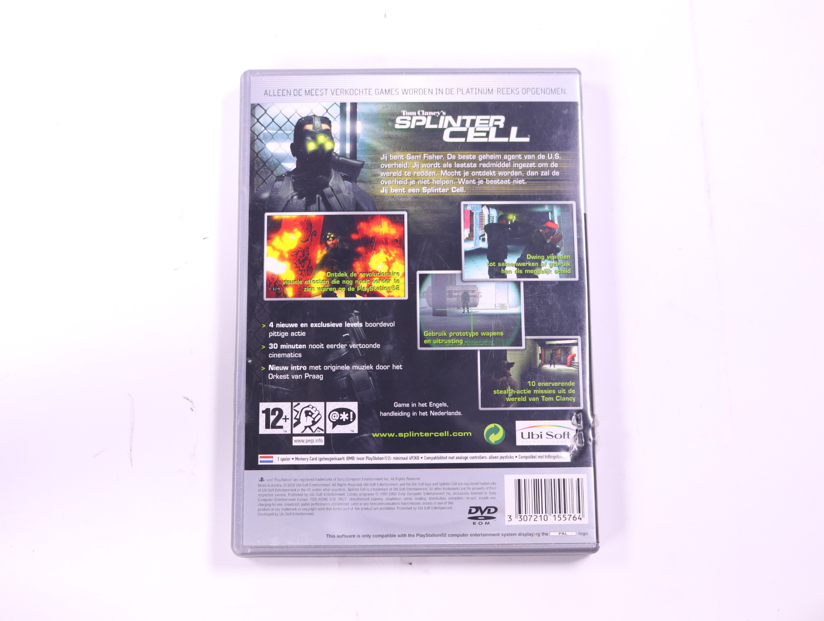 PlayStation 2 - Tom Clancy's Splinter Cell [Platinum Hits] - productfoto 2