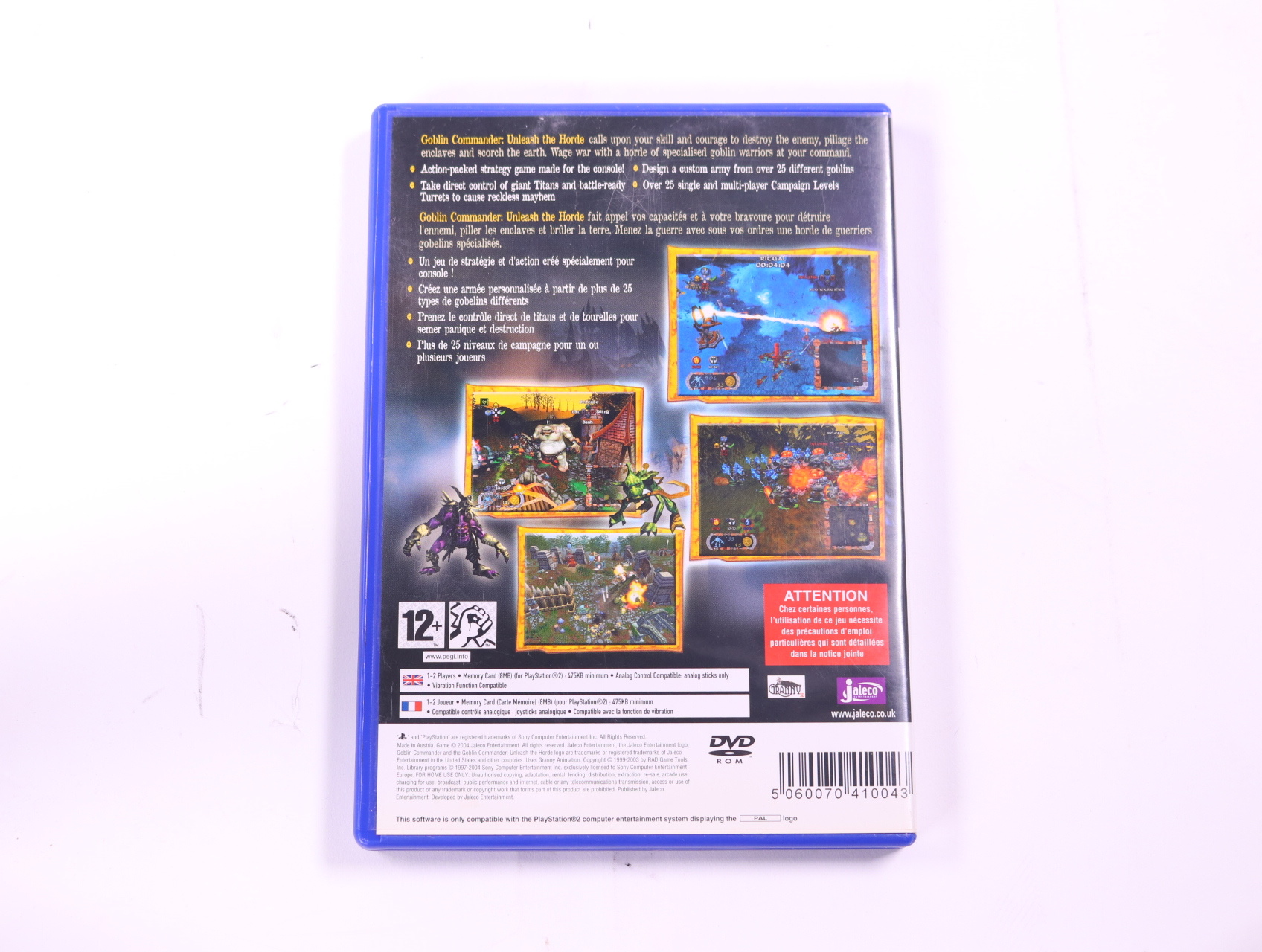 PlayStation 2 - Goblin Commander: Unleash the Horde - productfoto 2