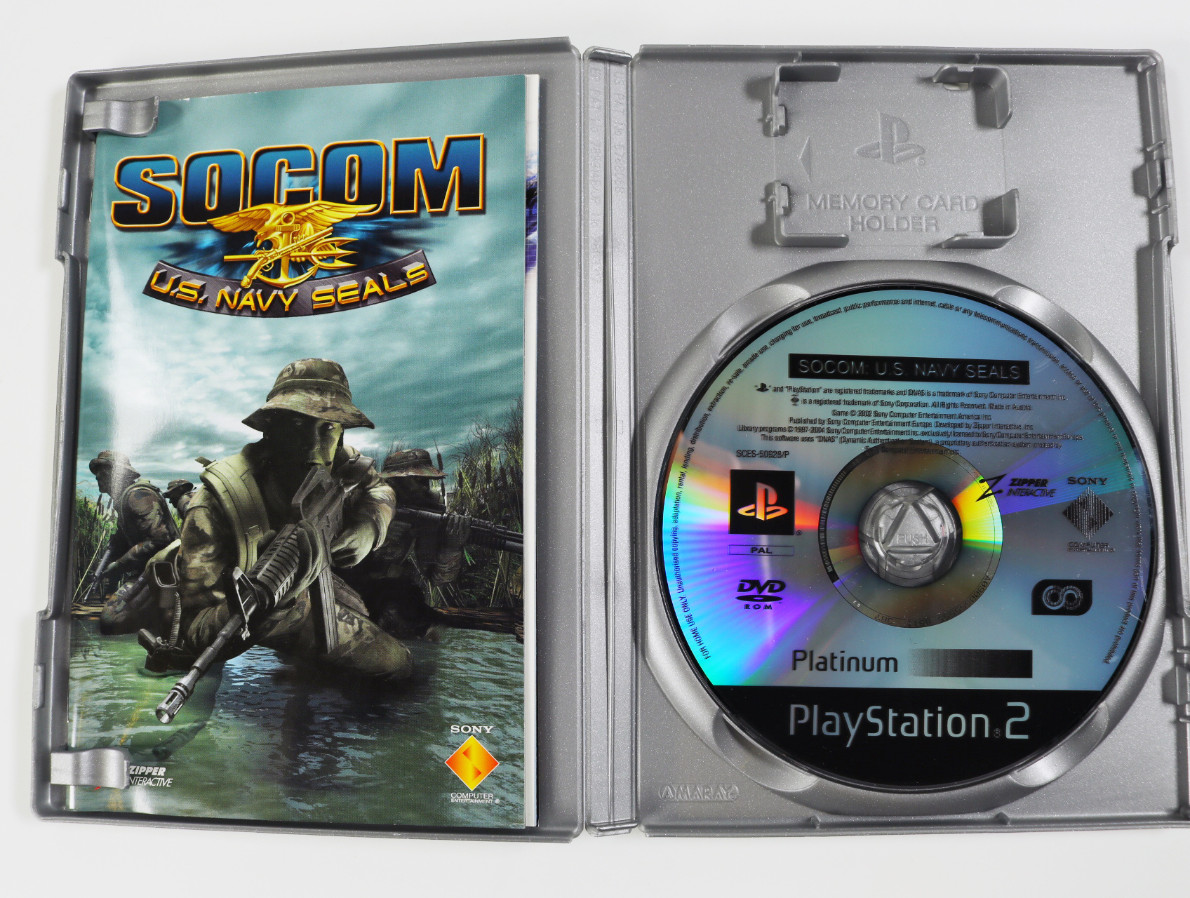 PlayStation 2 - SOCOM: U.S. Navy SEALs [Platinum Hits] - productfoto 3