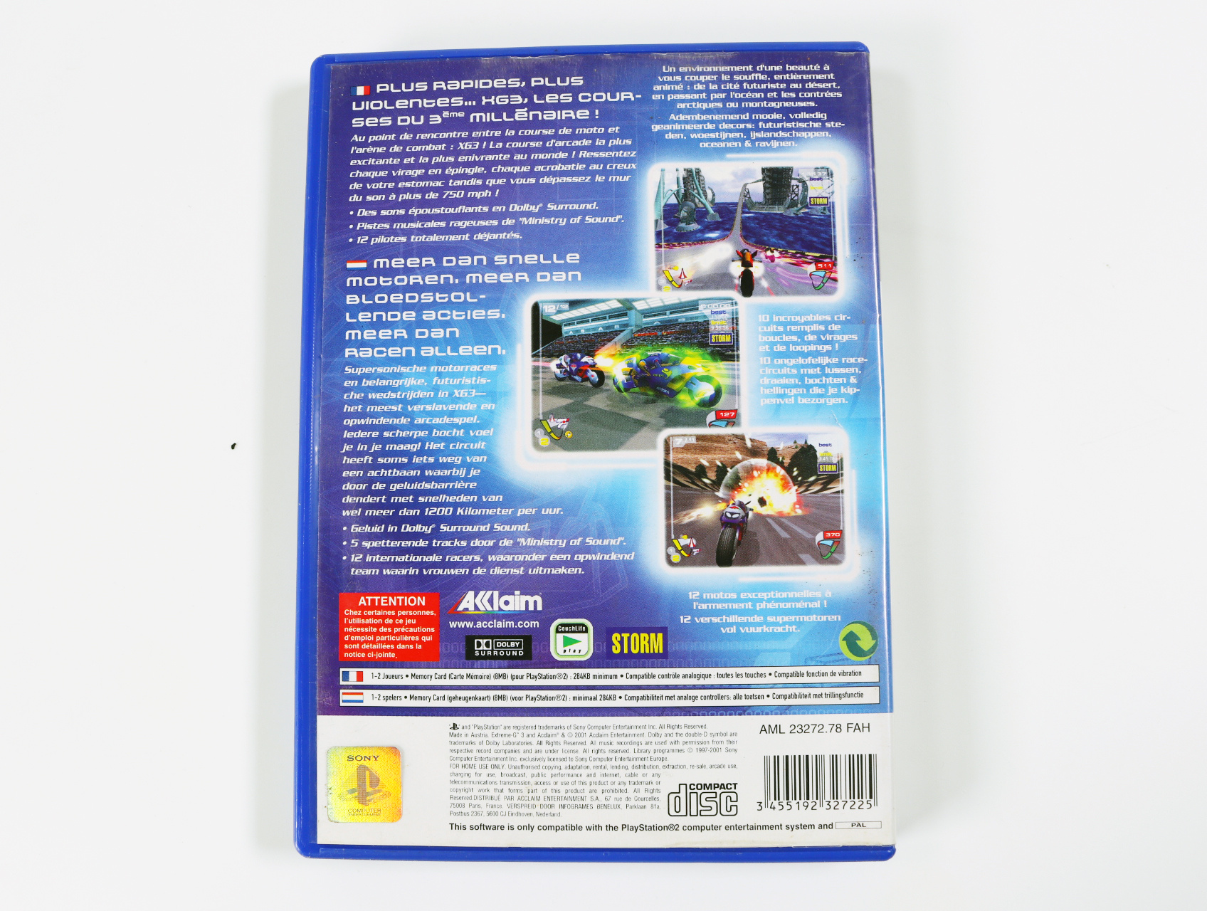 PlayStation 2 - XG3: Extreme G Racing - productfoto 2