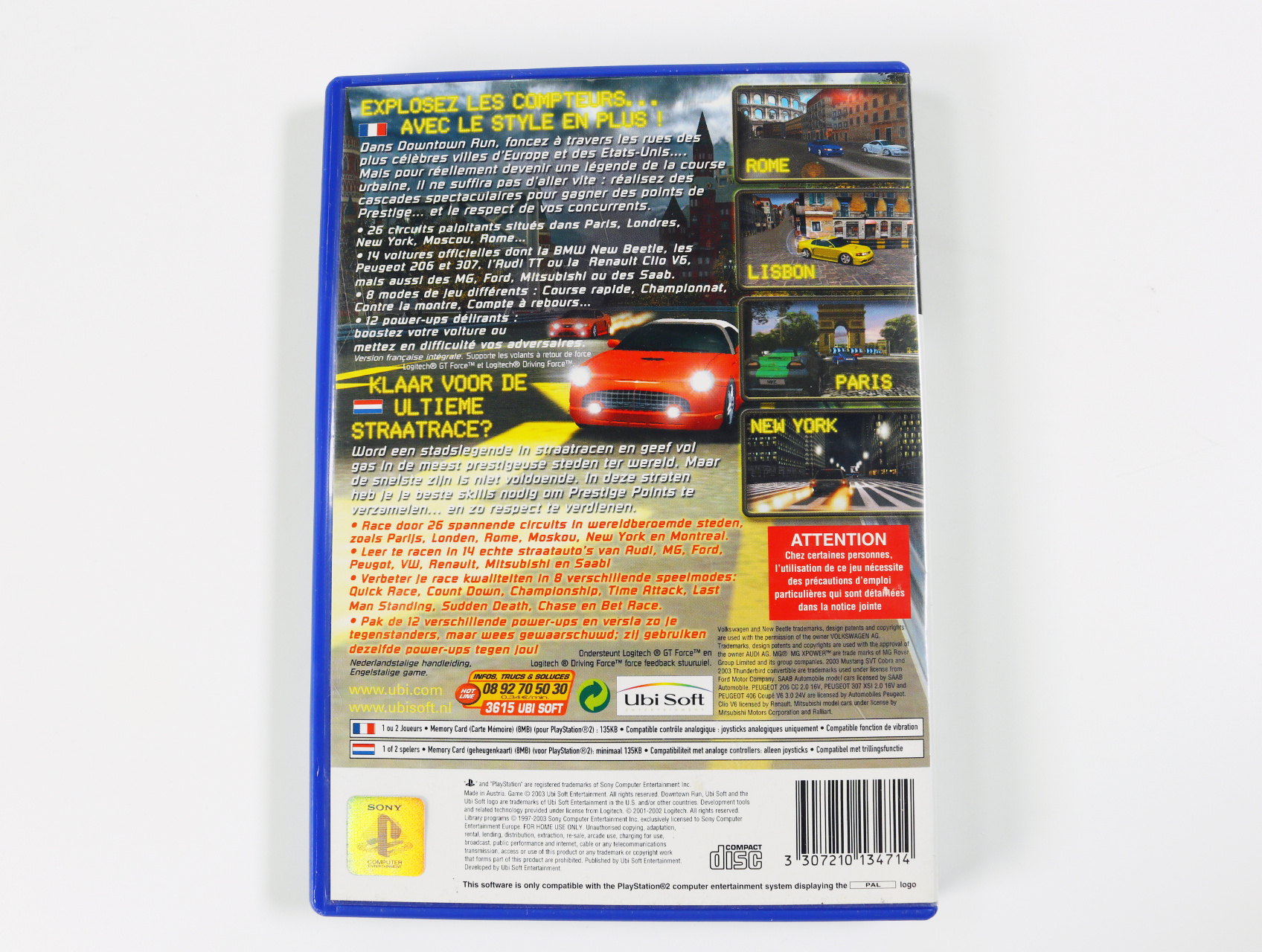 PlayStation 2 - Downtown Run - productfoto 2