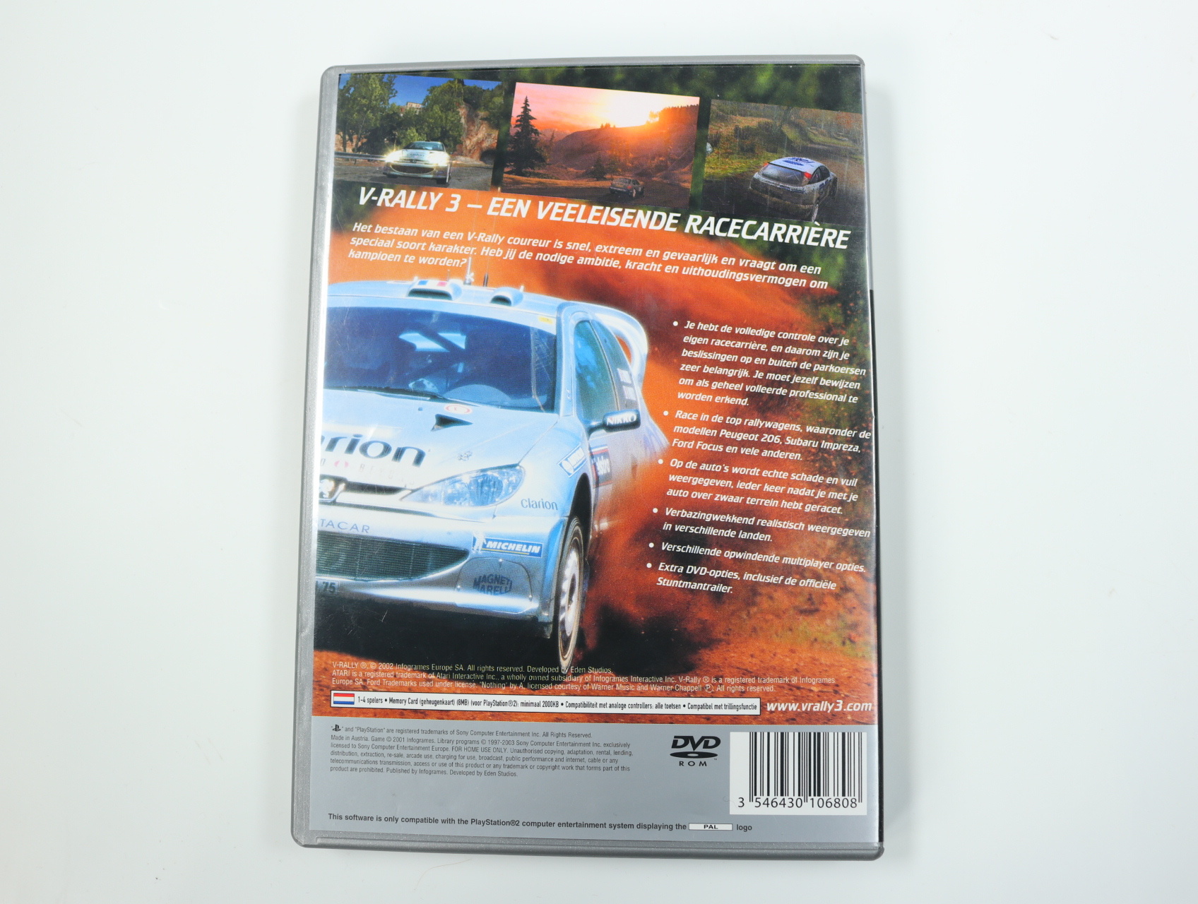 PlayStation 2 - V-Rally 3 [Platinum Hits] - productfoto 2