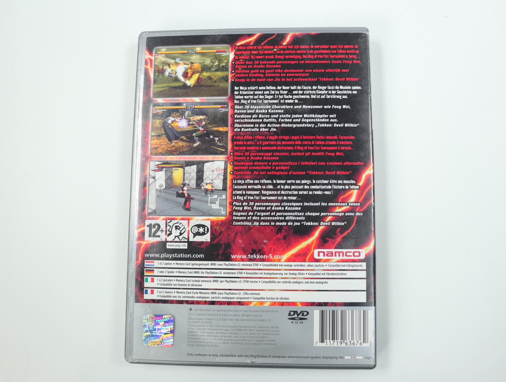 PlayStation 2 - Tekken 5 [Platinum Hits][No Manual] - productfoto 2