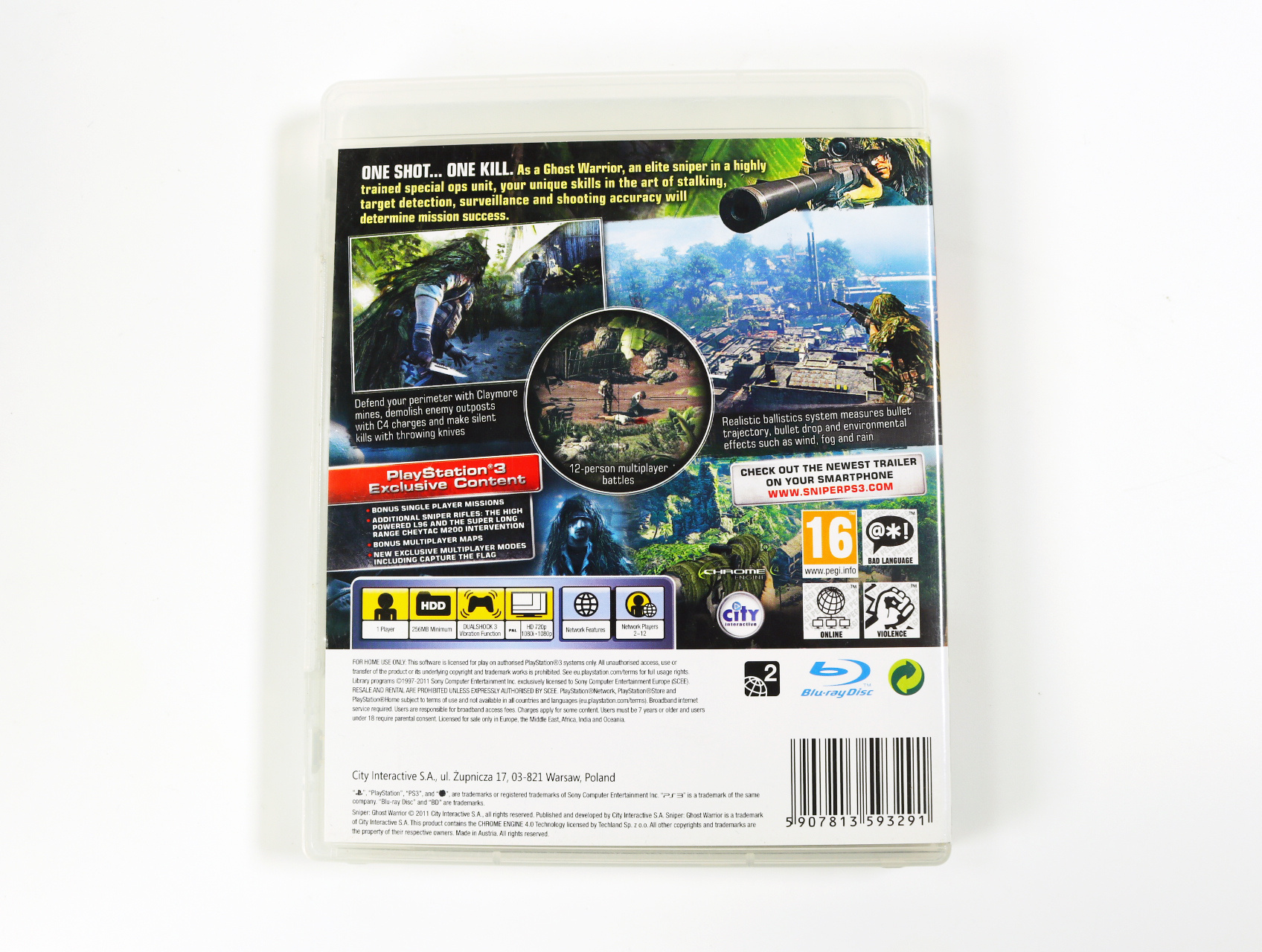 PlayStation 3 - Sniper: Ghost Warrior - City Interactive - productfoto 2
