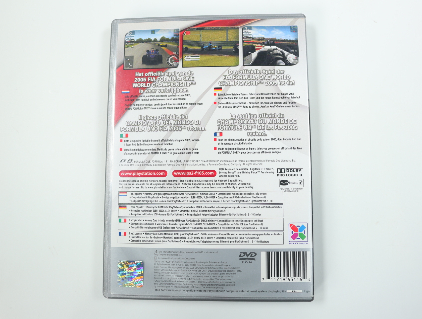 PlayStation 2 - F1 05 [Platinum Hits] - productfoto 2