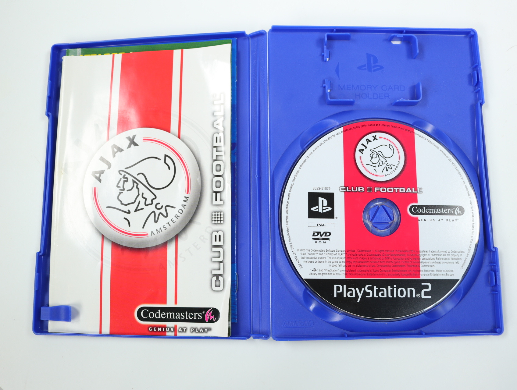PlayStation 2 - Ajax Club Football - productfoto 3