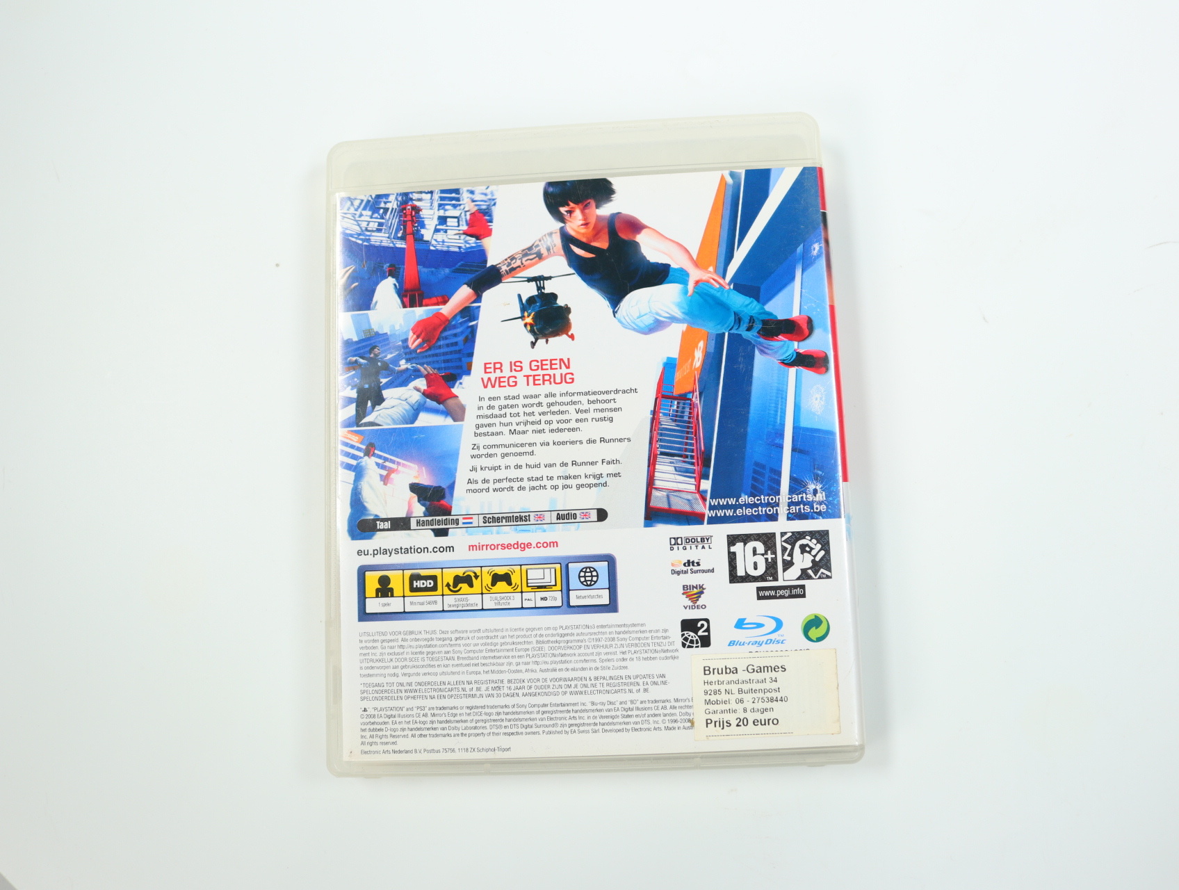 PlayStation 3 - Mirror's Edge - productfoto 2