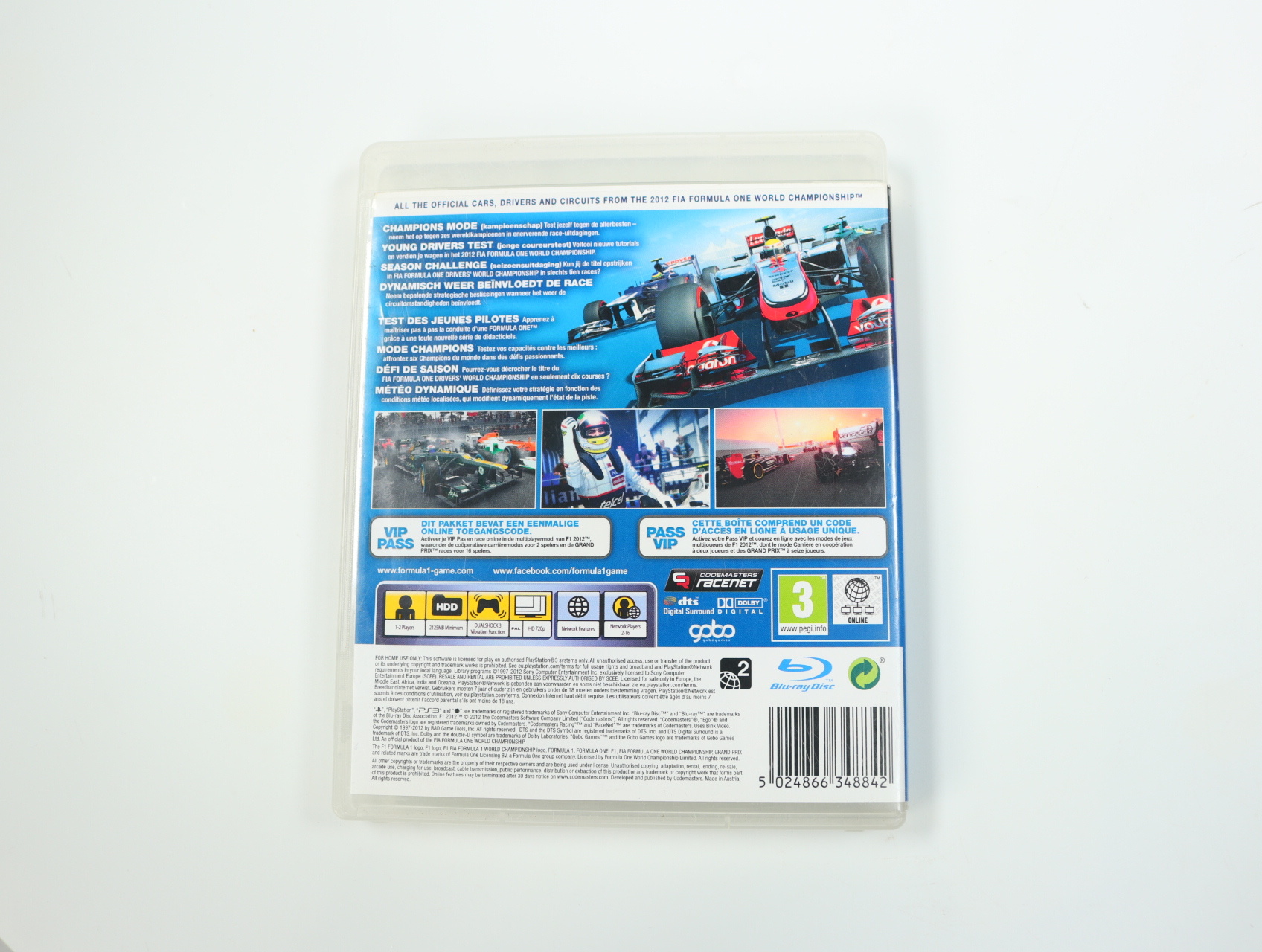 PlayStation 3 - F1 2012 [No Manual] - productfoto 2