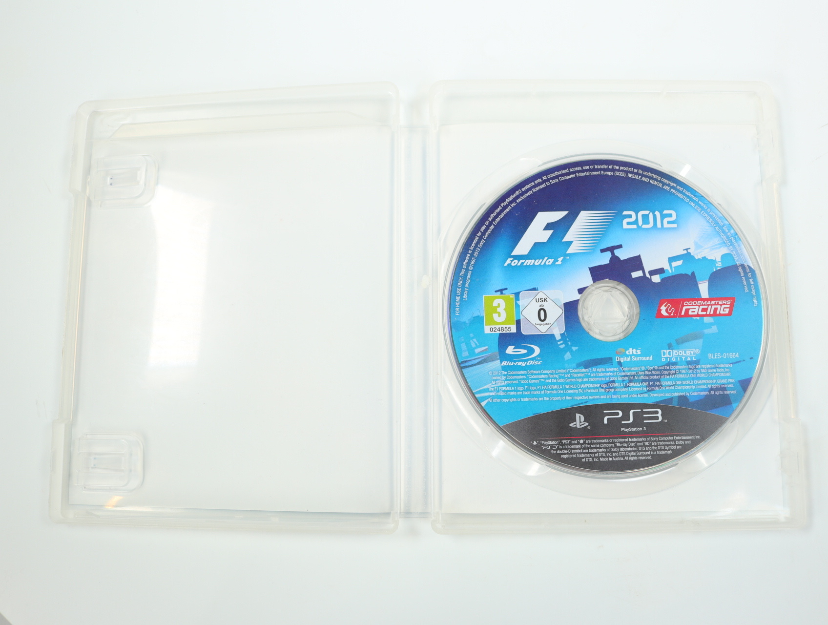 PlayStation 3 - F1 2012 [No Manual] - productfoto 3