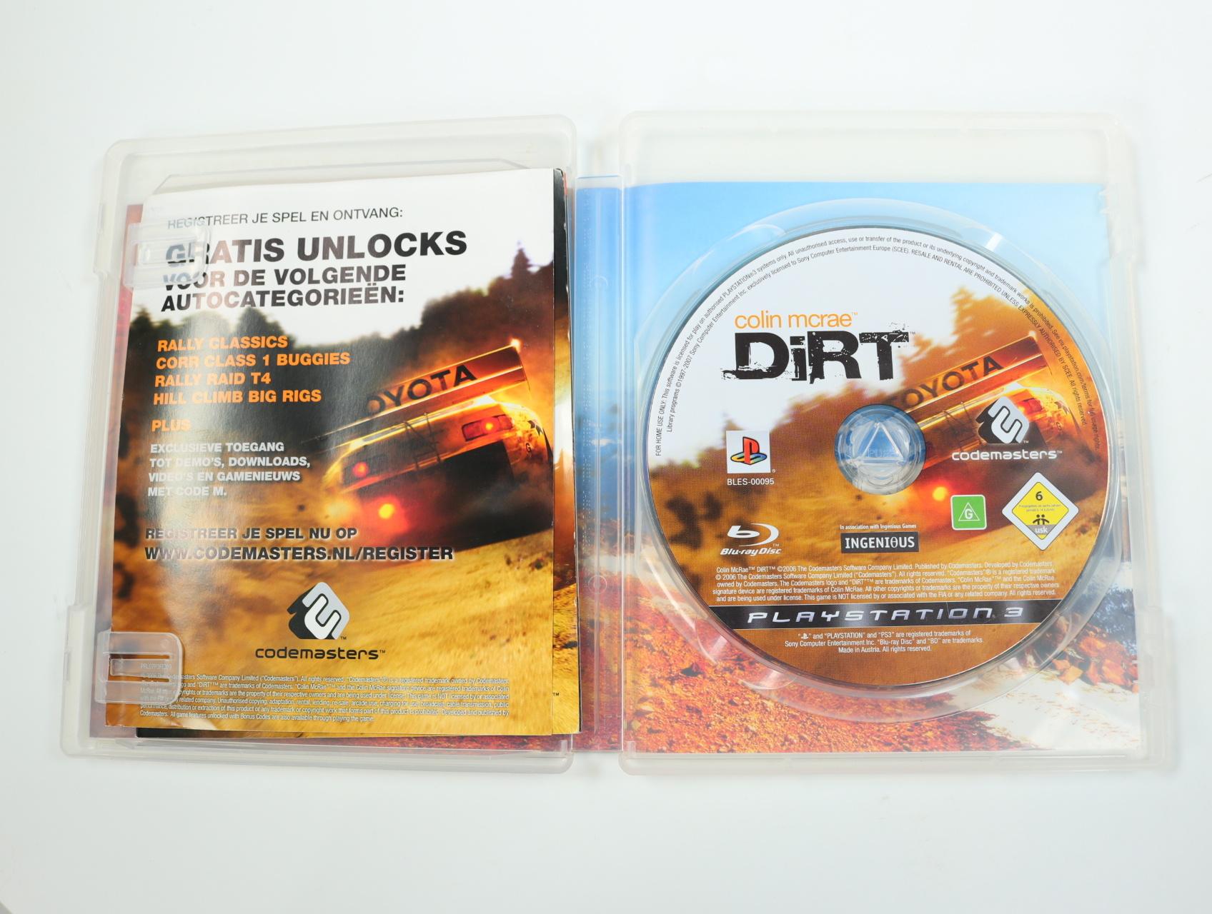 PlayStation 3 - Colin McRae: DiRT - productfoto 3