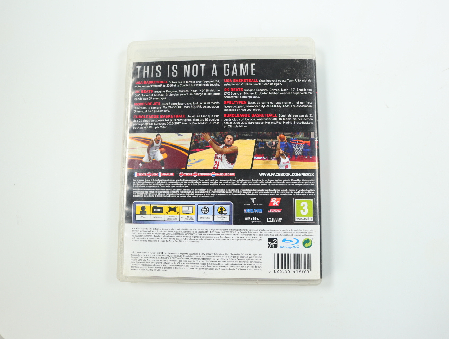 PlayStation 3 - NBA 2K17 - productfoto 2