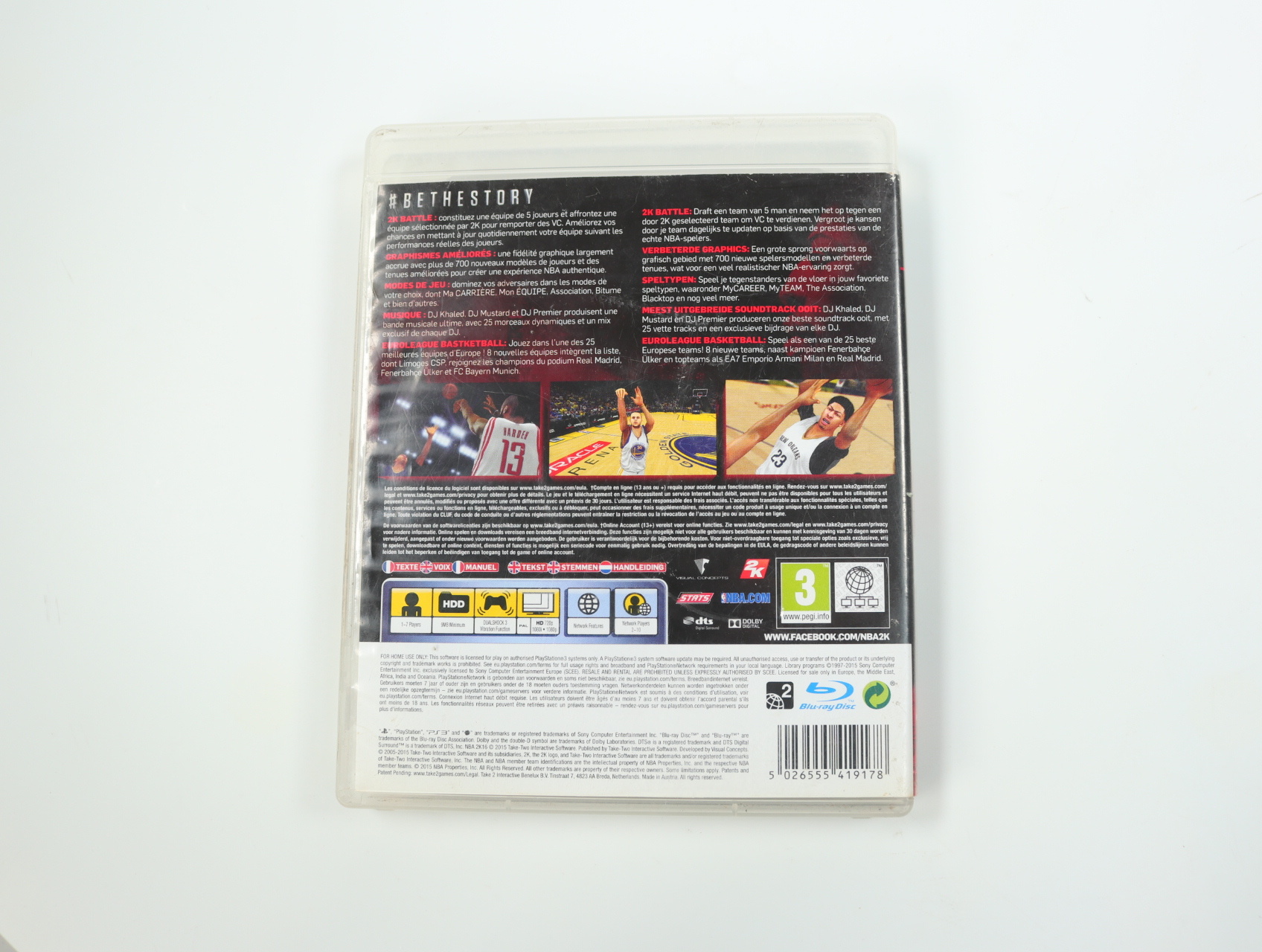 PlayStation 3 - NBA 2K16 - productfoto 2