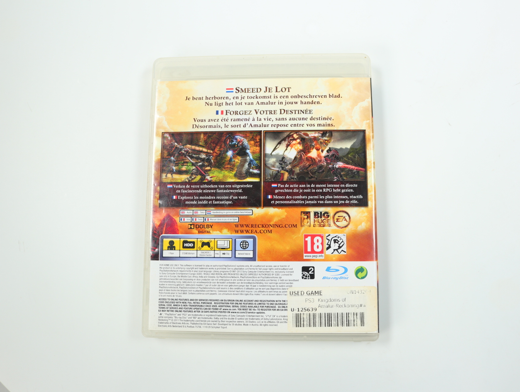 PlayStation 3 - Kingdoms of Amalur: Reckoning - Big Huge Games - productfoto 2