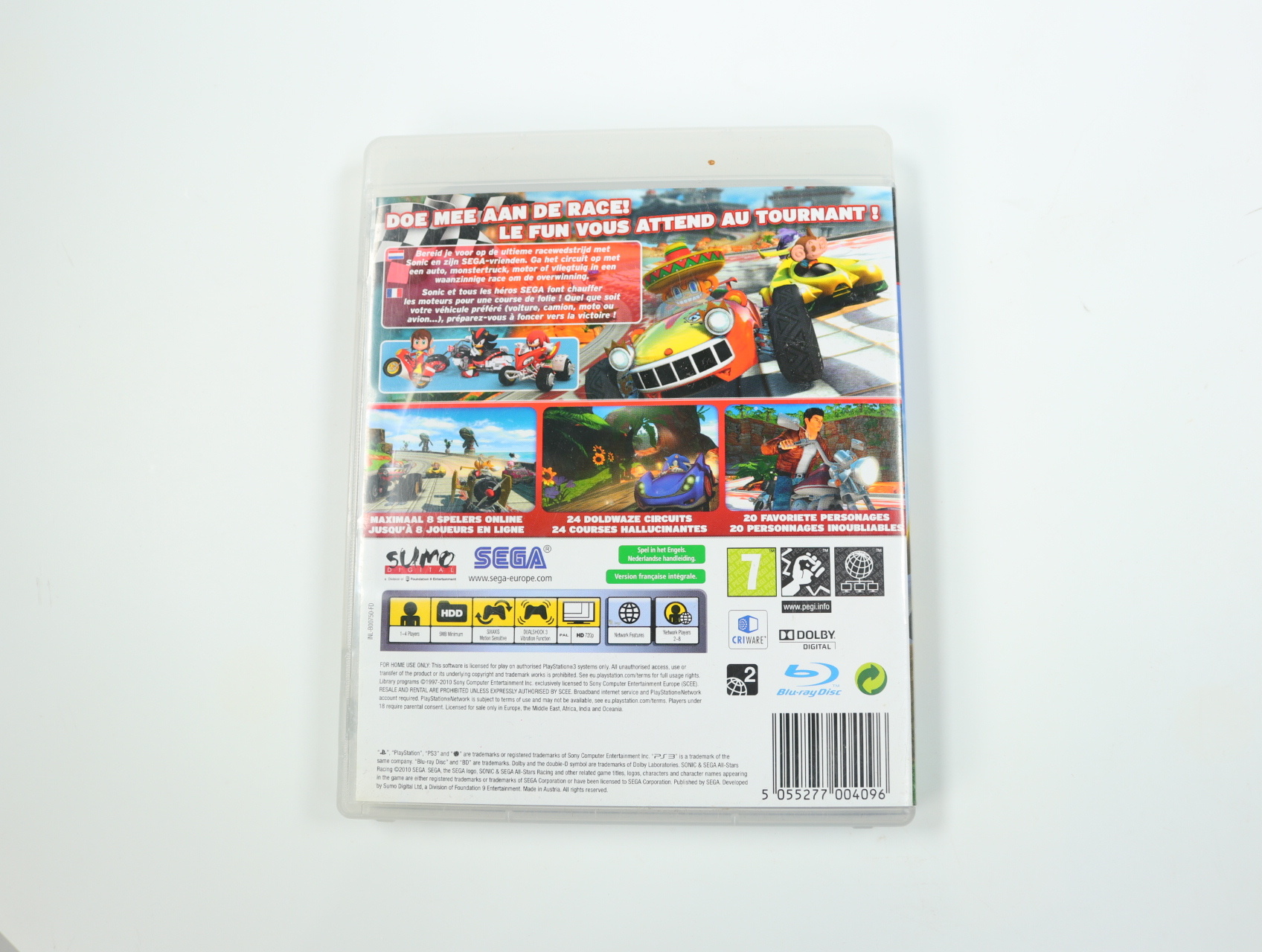 PlayStation 3 - Sonic & Sega All-Stars Racing - productfoto 2