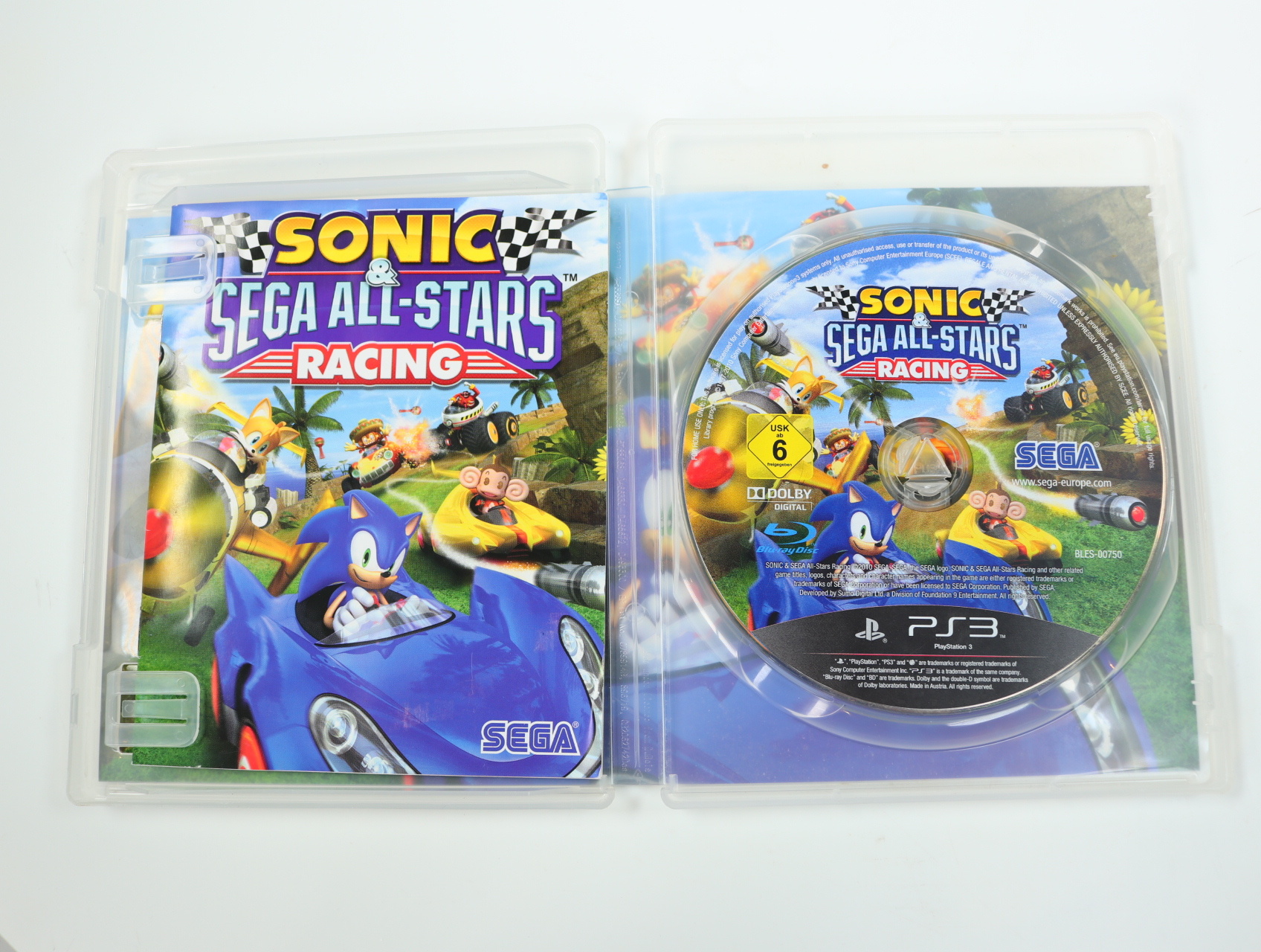 PlayStation 3 - Sonic & Sega All-Stars Racing - productfoto 3