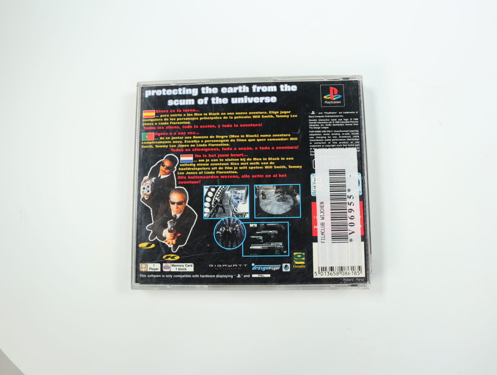 PlayStation 1 - Men in Black: The Game - productfoto 2
