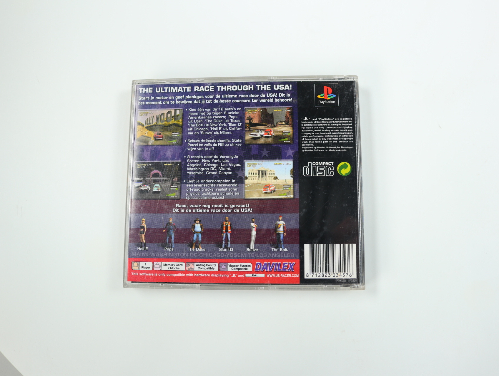 PlayStation 1 - A2 Racer Goes USA [No Manual] - productfoto 2
