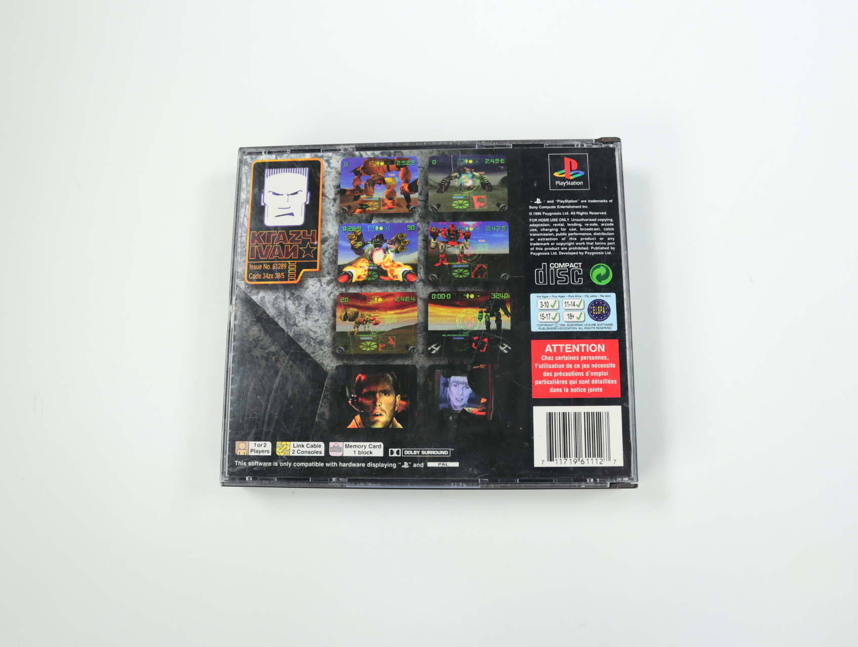 PlayStation 1 - Krazy Ivan - productfoto 2