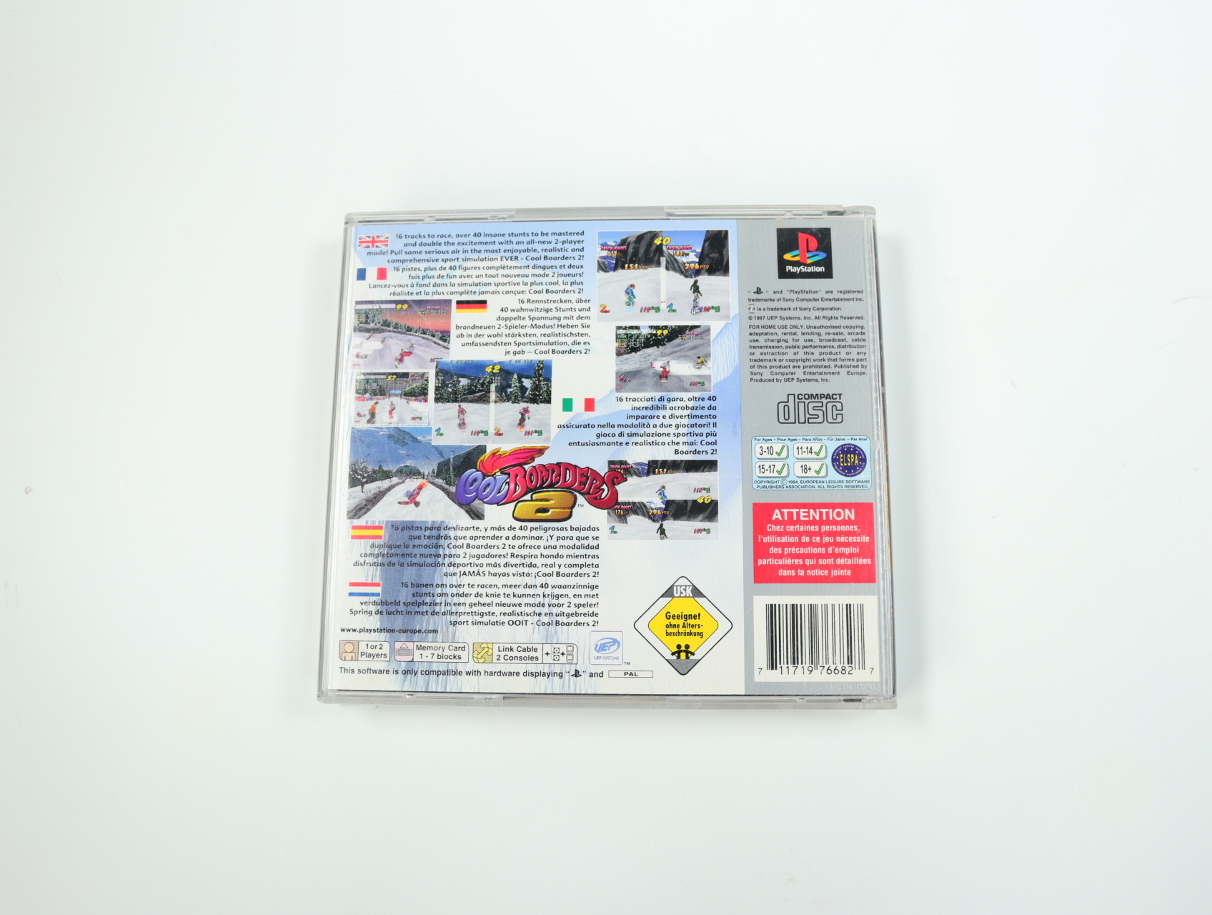 PlayStation 1 - Cool Boarders 2 [Platinum] - productfoto 2