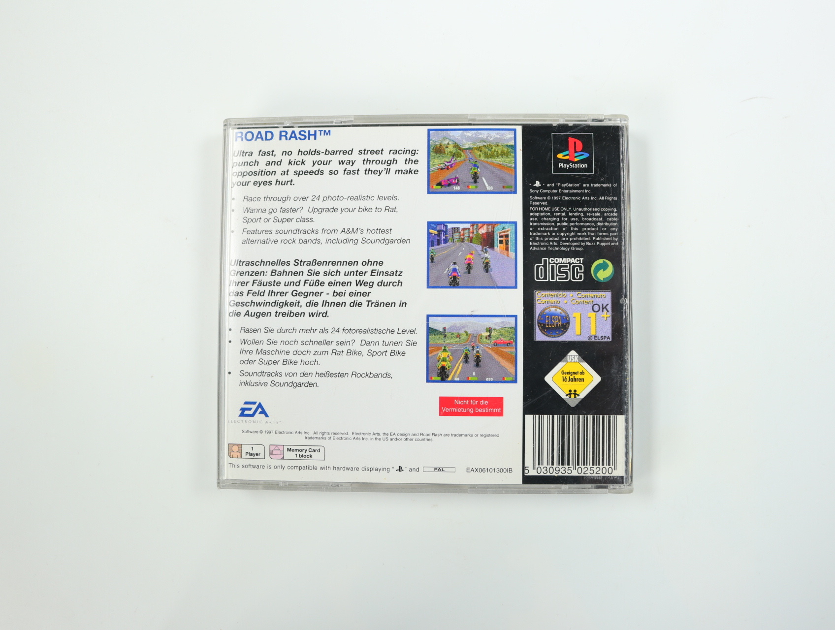 PlayStation 1 - Road Rash [Classics] #2 - productfoto 2