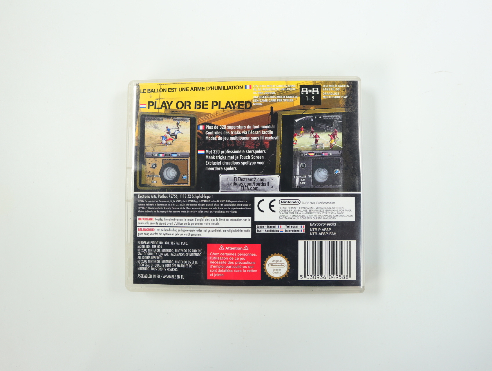 Nintendo DS - FIFA Street 2 - productfoto 2