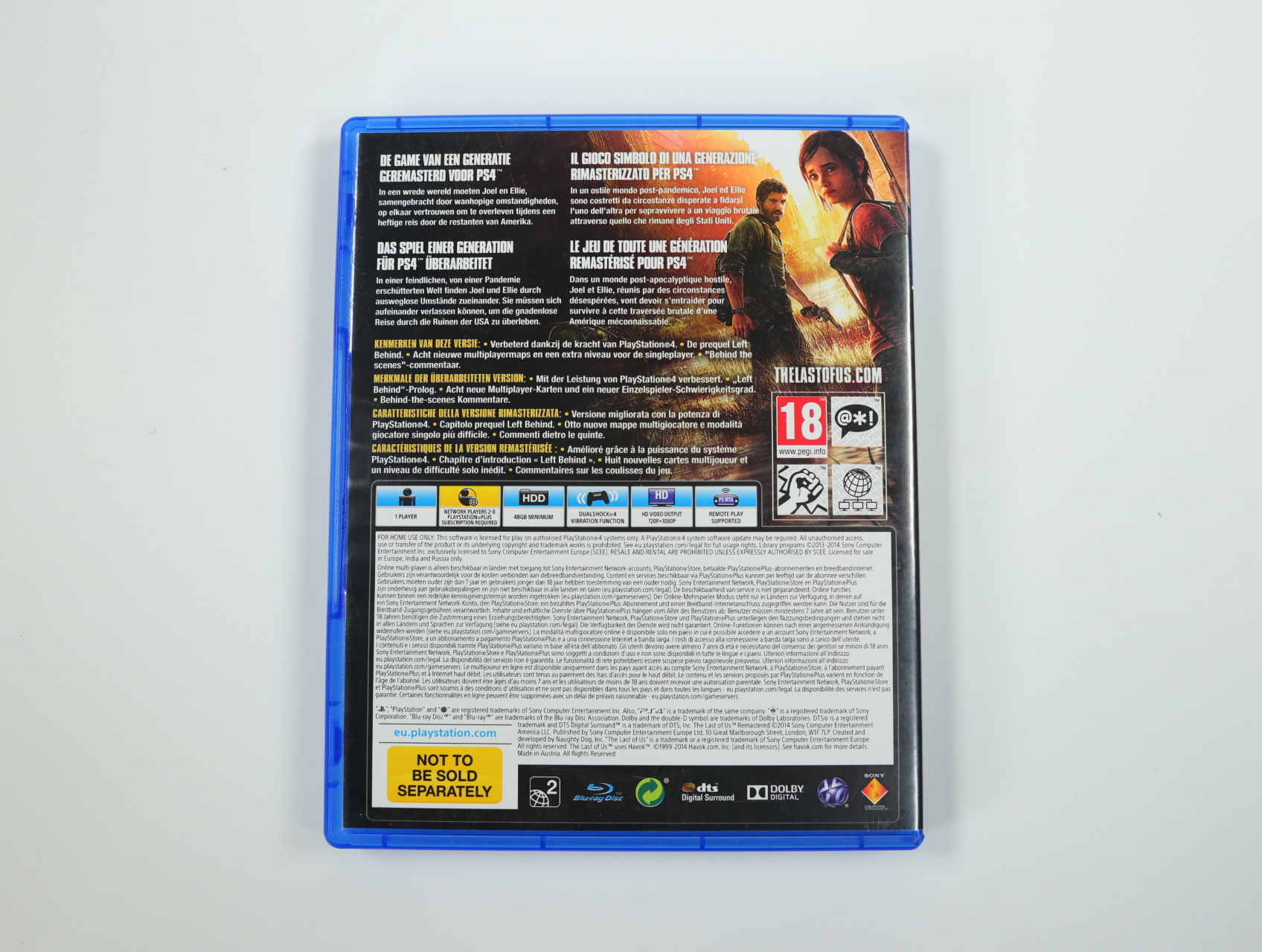 Playstation 4 - The Last of Us Remastered [Gebruikt] - Gebruikt - productfoto 3