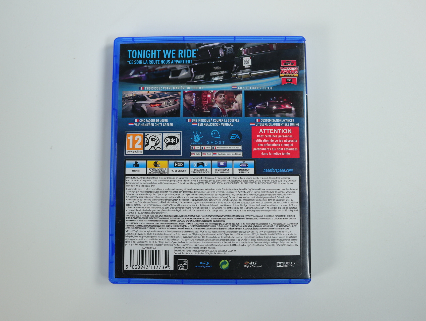 Playstation 4 - Need For Speed [Gebruikt] - Gebruikt - productfoto 3