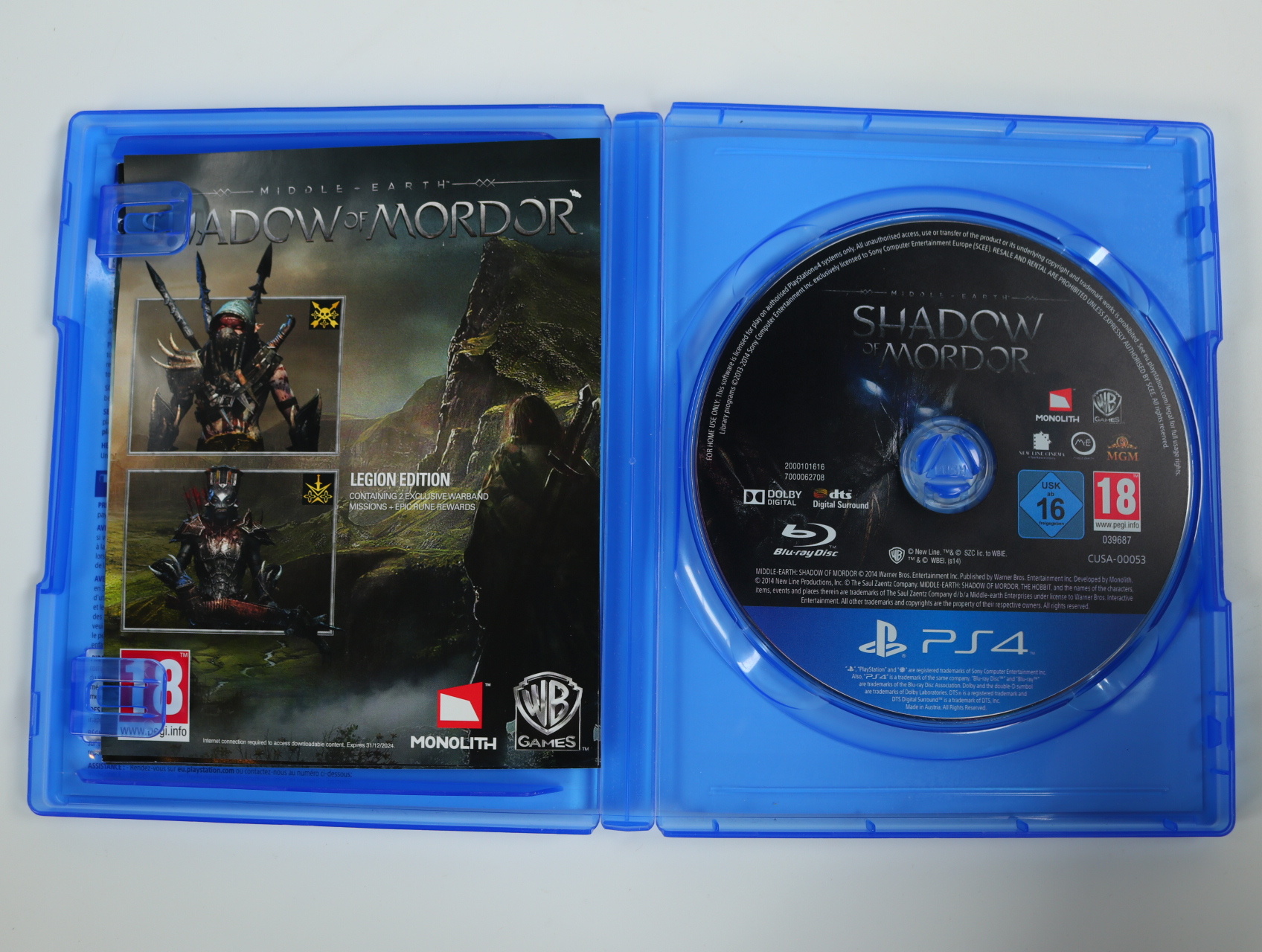 Playstation 4 - Shadow Of Mordor [Gebruikt] - Gebruikt - productfoto 2
