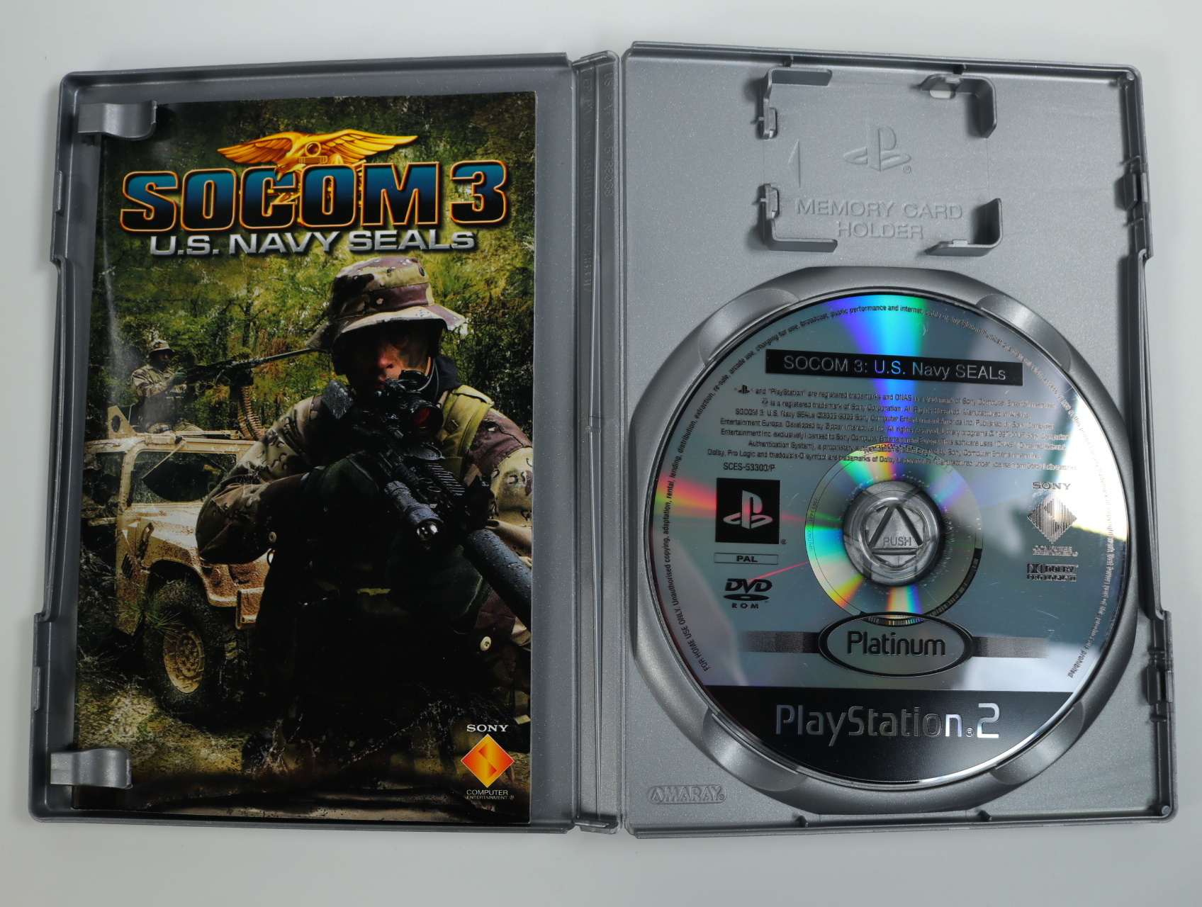 PlayStation 2 - Socom 3: U.S. Navy SEALs [Platinum Hits] - productfoto 2