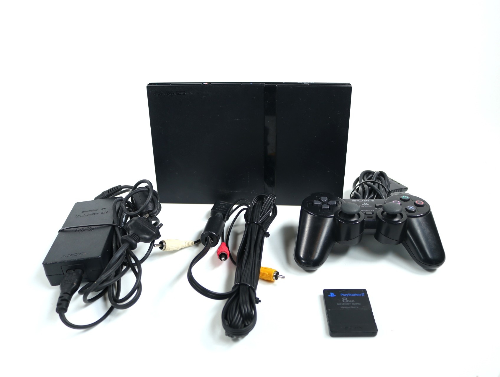 PlayStation 2 - Slim [Zwart Compleet SCPH-75004] - productfoto 4