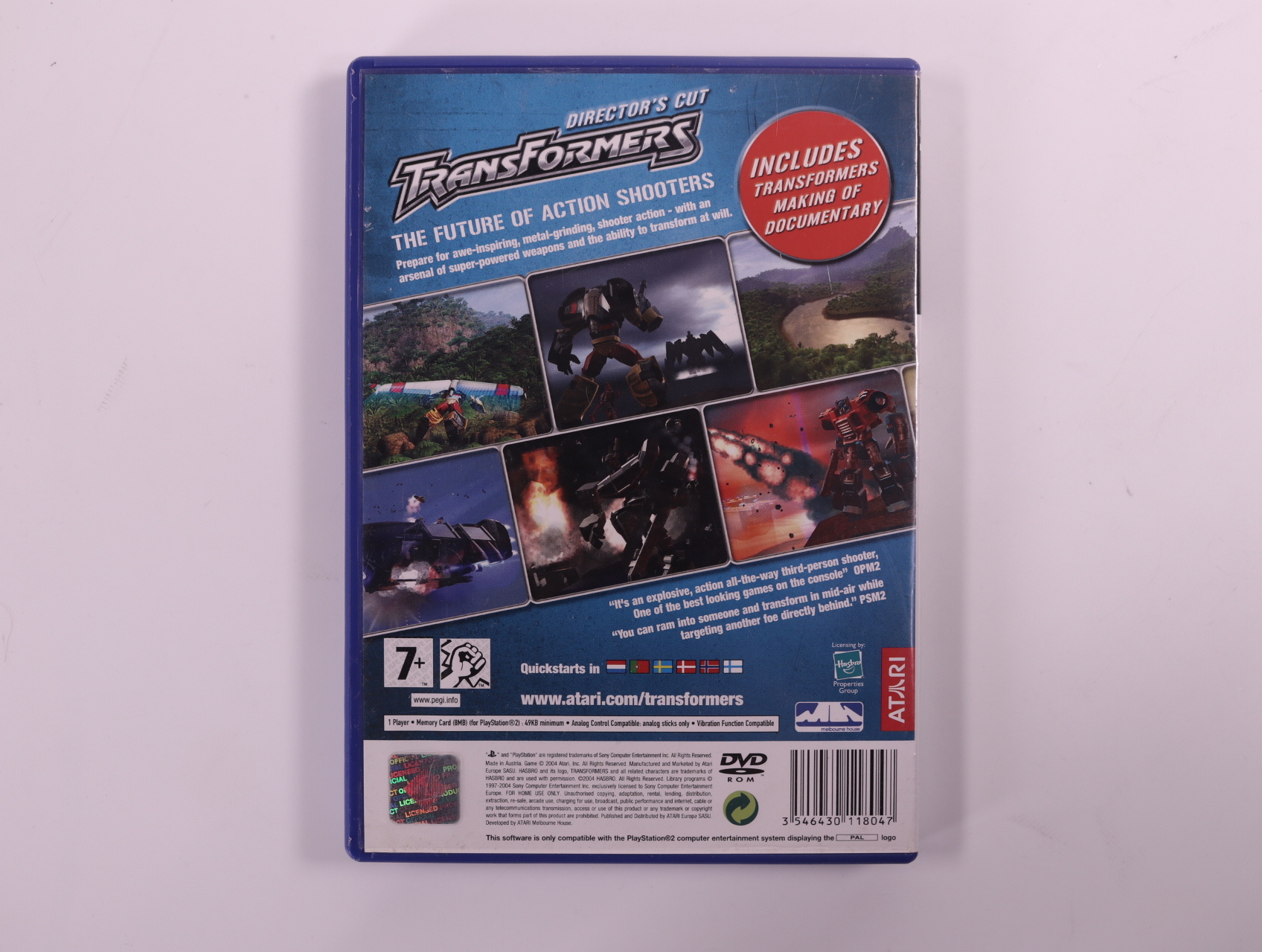 PlayStation 2 - Transformers Director's Cut [No Manual] - productfoto 2
