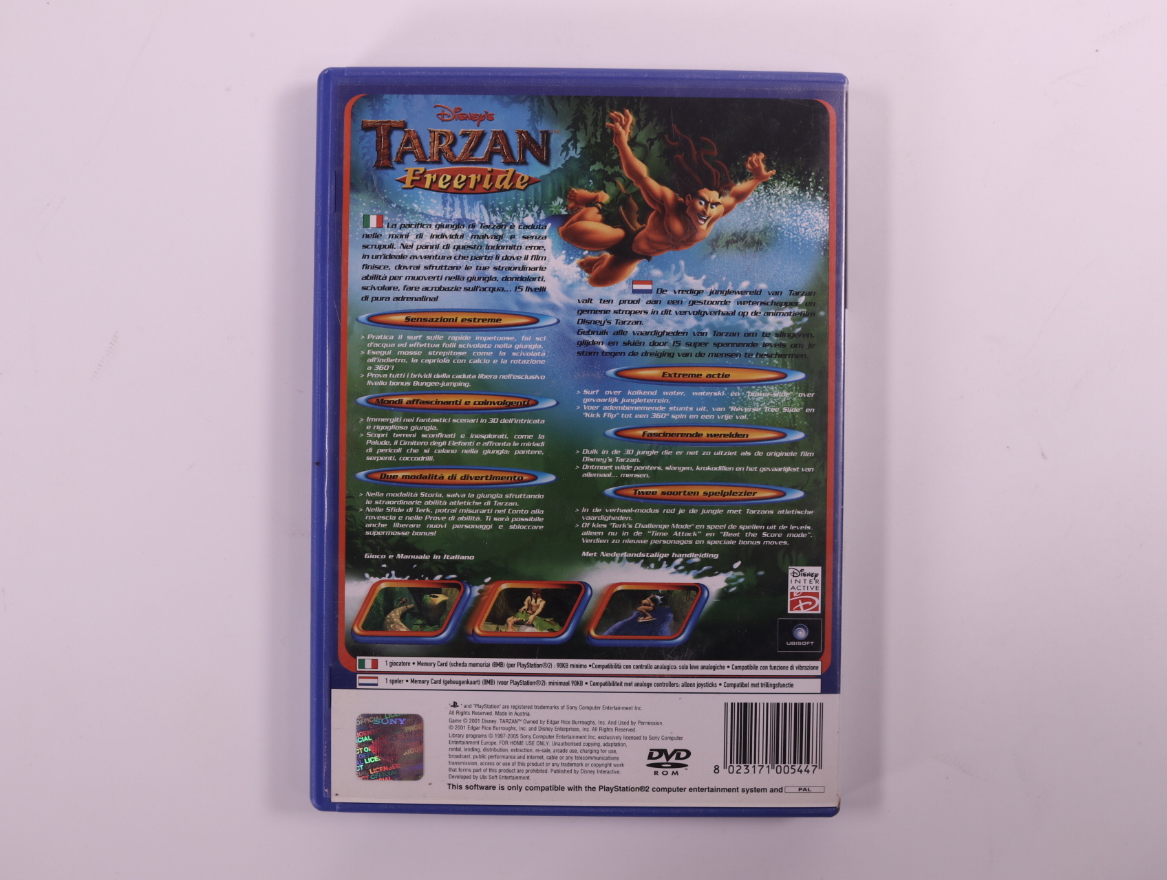 PlayStation 2 - Tarzan Freeride [No Manual] - Ubi Soft Montreal - productfoto 2