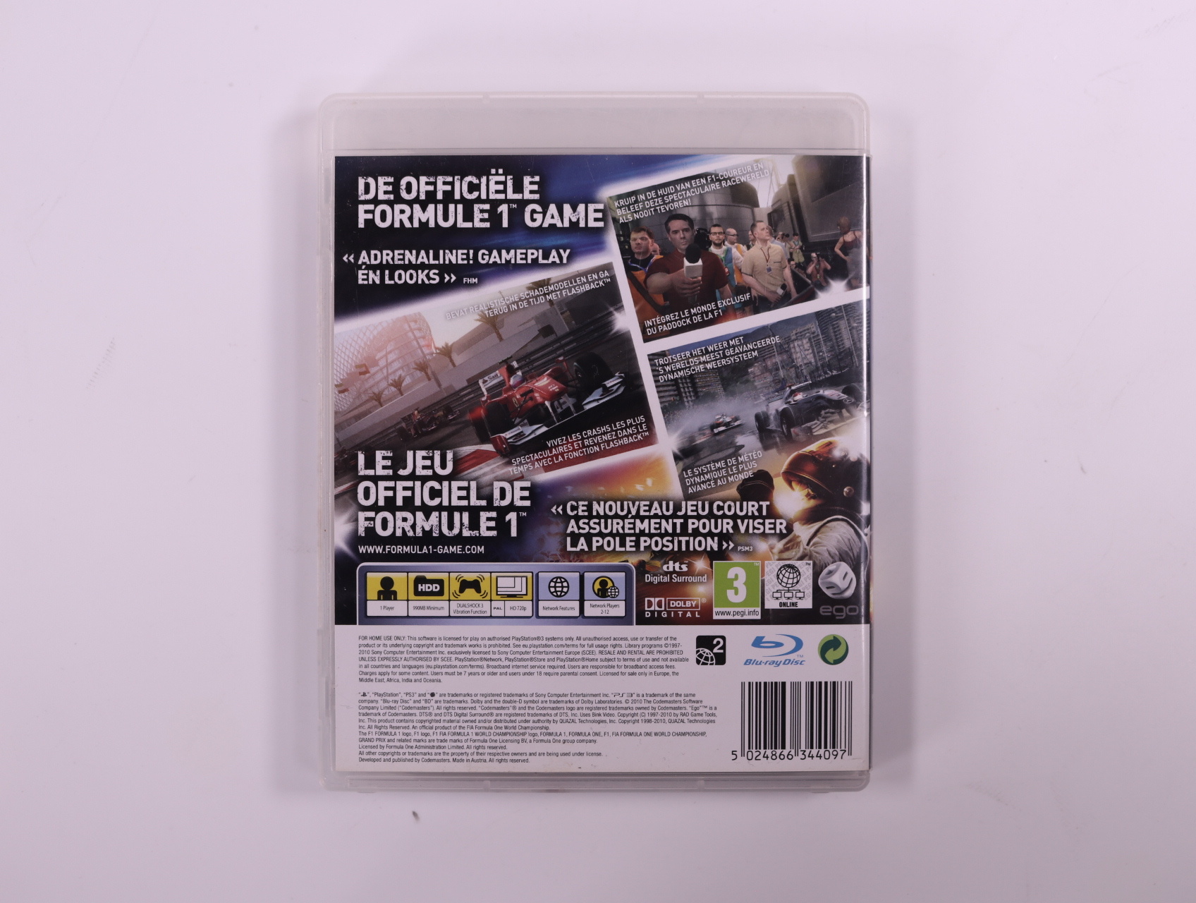 PlayStation 3 - F1 2010 - Codemasters Birmingham - productfoto 2