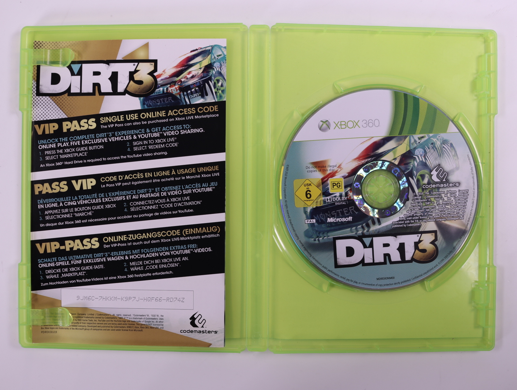 Xbox 360 - Dirt 3 - productfoto 3