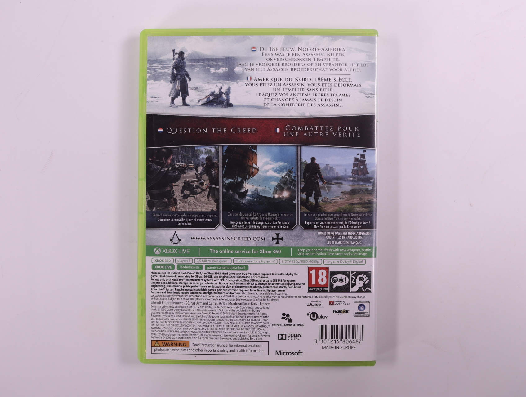 Xbox 360 - Assassin's Creed Rogue - Ubisoft Sofia - productfoto 2