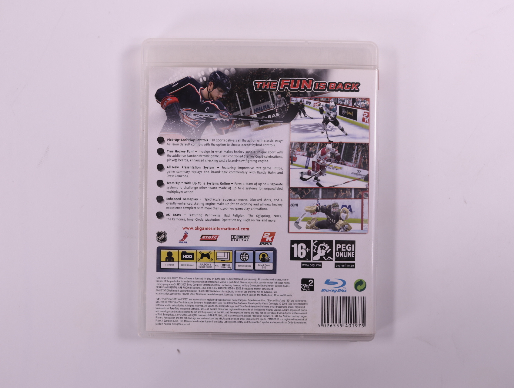 PlayStation 3 - NHL 2K9 - productfoto 2