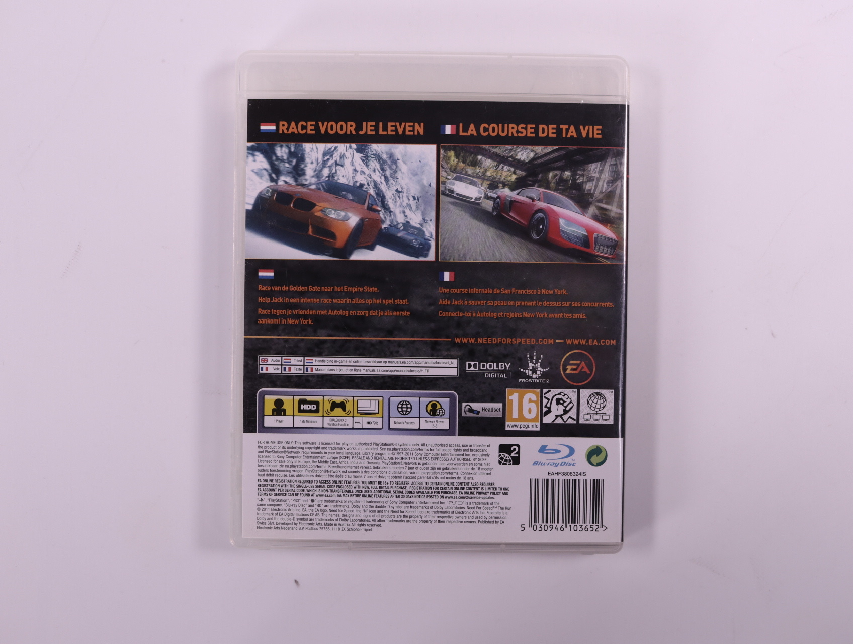 PlayStation 3 - Need for Speed: The Run - productfoto 2