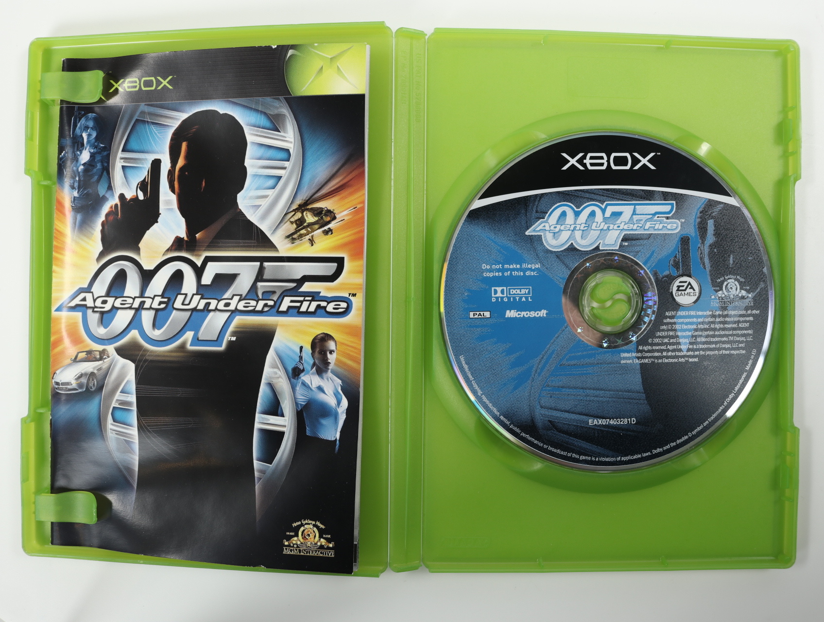 Xbox Classic - 007: Agent Under Fire - EA Redwood Shores - productfoto 2