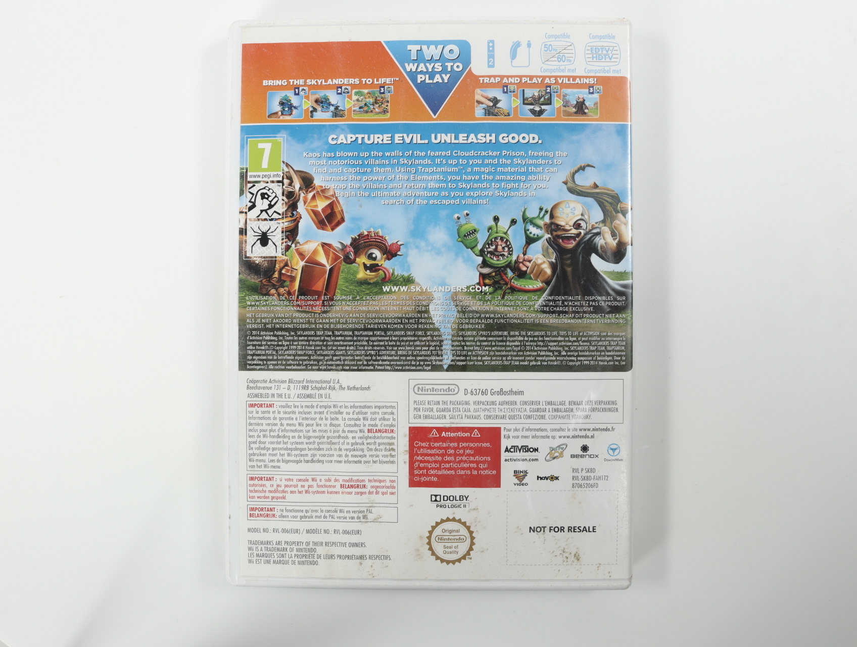 Nintendo Wii - Skylanders Trap Team - productfoto 3