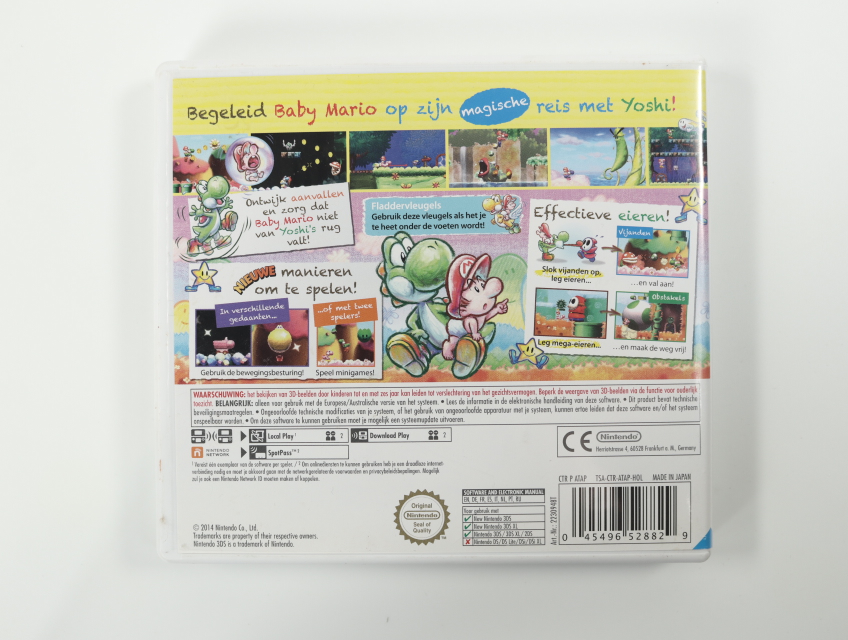 Nintendo 3DS - Yoshi's New Island - Arzest - Nieuw - productfoto 3