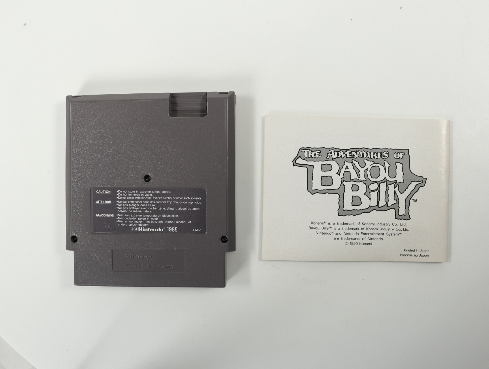 NES - The Adventures of Bayou Billy [Met boekje] - productfoto 2