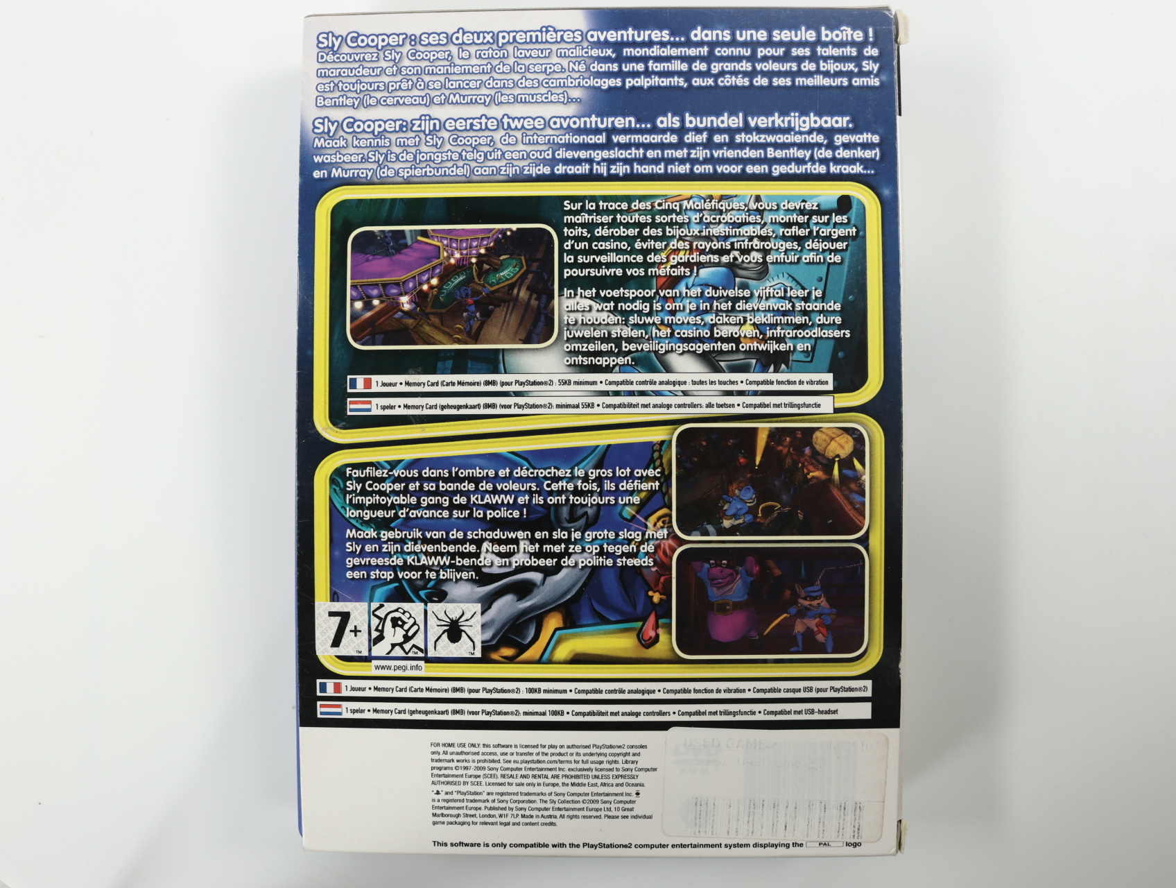 Playstation 2 - The Sly Collection - productfoto 2