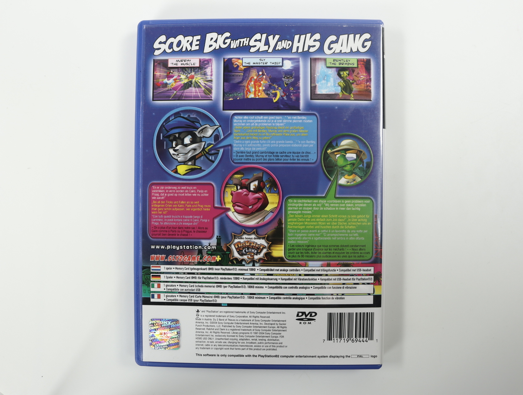 Playstation 2 - The Sly Collection - productfoto 4